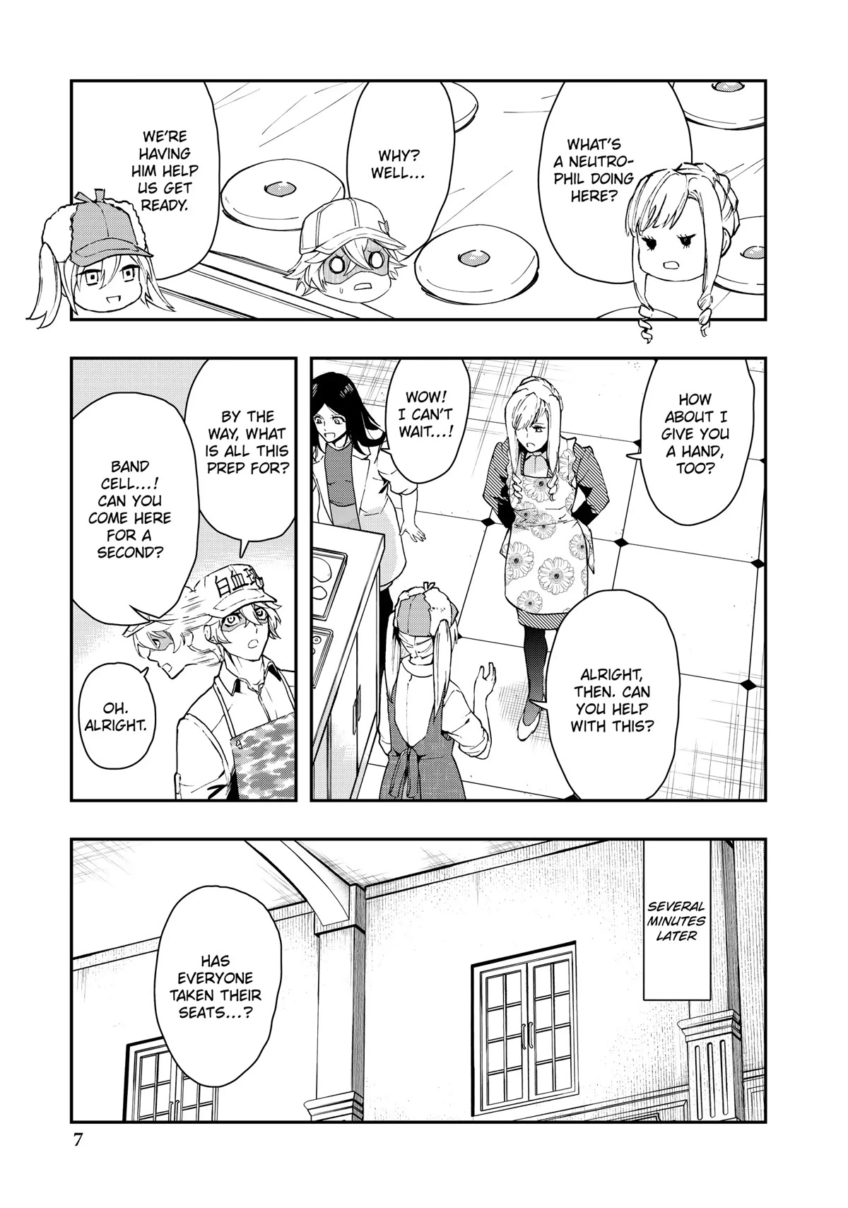 Hataraku Saibou WHITE Chapter 7 page 8 - Chapter 7