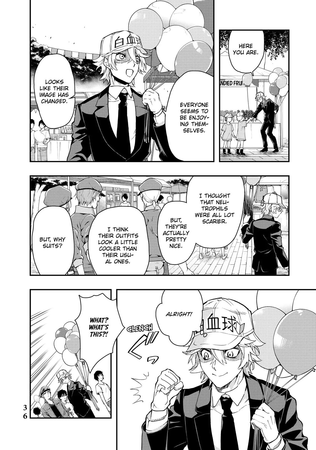 Hataraku Saibou WHITE Chapter 8 page 12 - Chapter 8