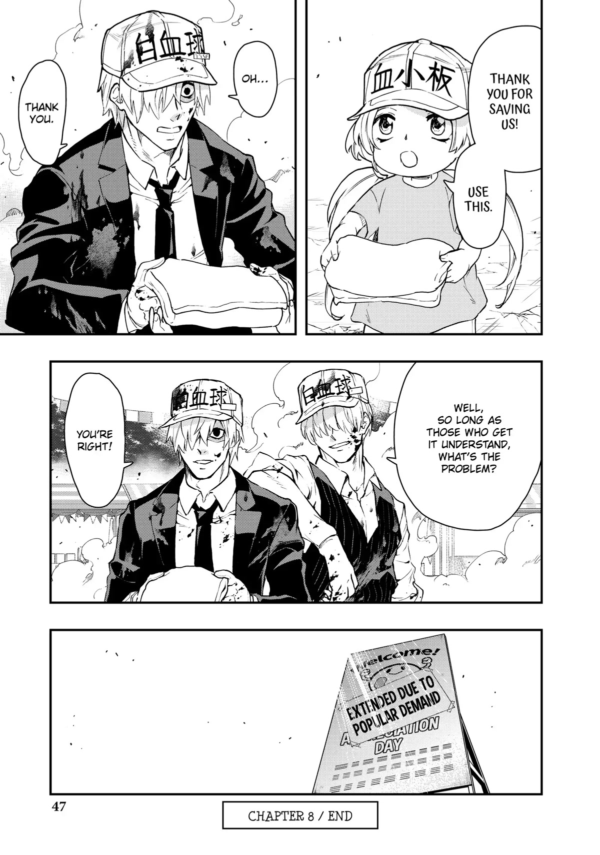 Hataraku Saibou WHITE Chapter 8 page 22 - Chapter 8