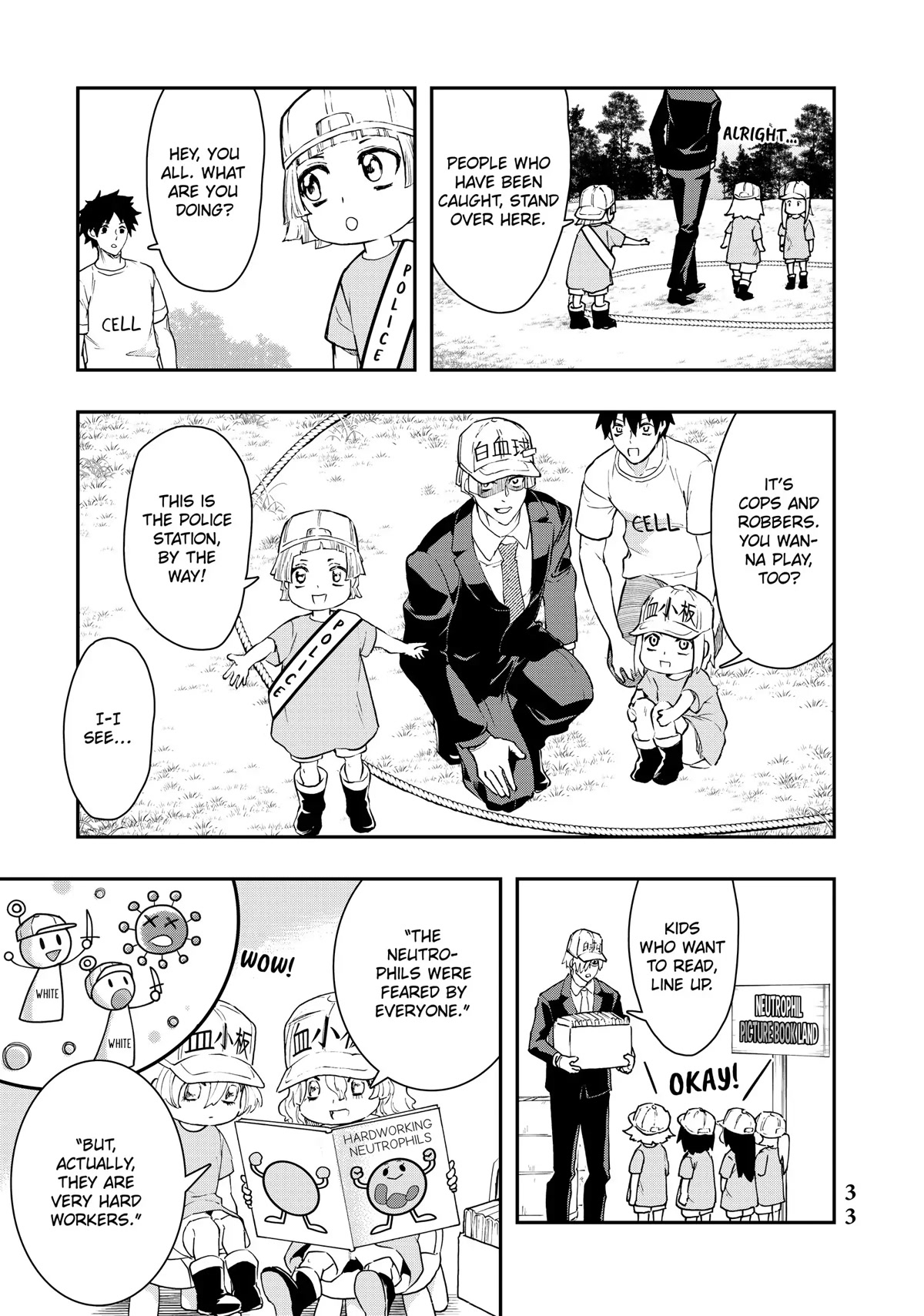 Hataraku Saibou WHITE Chapter 8 page 9 - Chapter 8