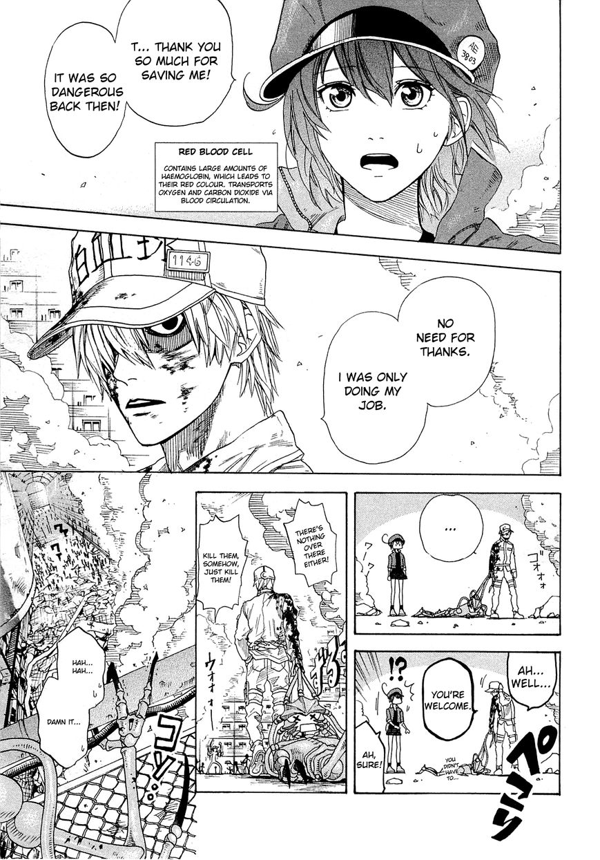 Hataraku Saibou Chapter 1 page 14 - Chapter 1 : Pneumococcus