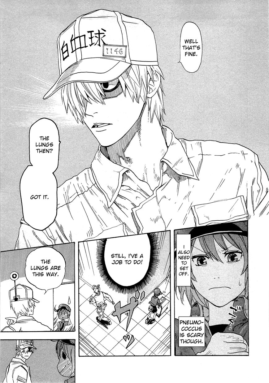 Hataraku Saibou Chapter 1 page 24 - Chapter 1 : Pneumococcus