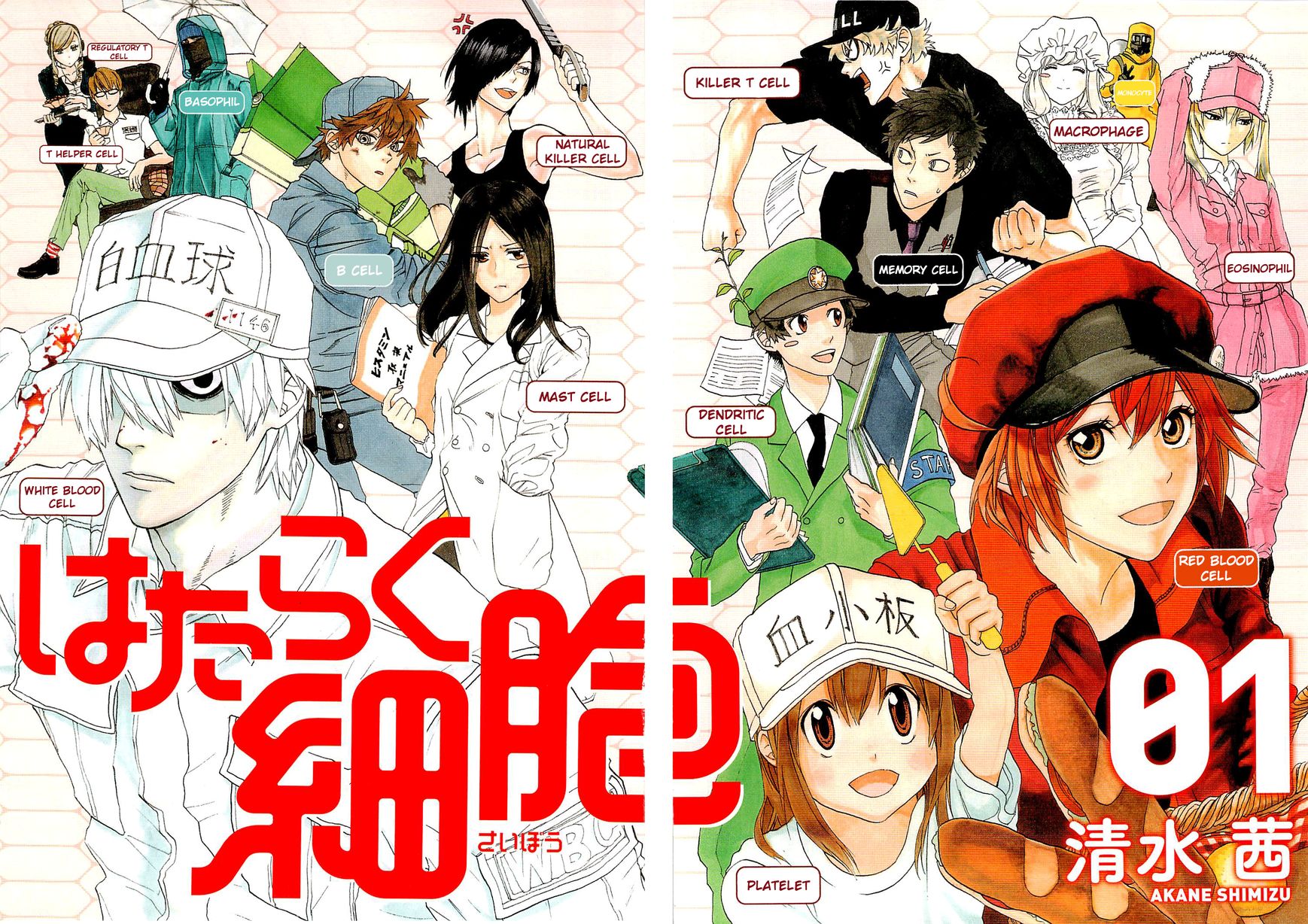Hataraku Saibou Chapter 1 page 6 - Chapter 1 : Pneumococcus