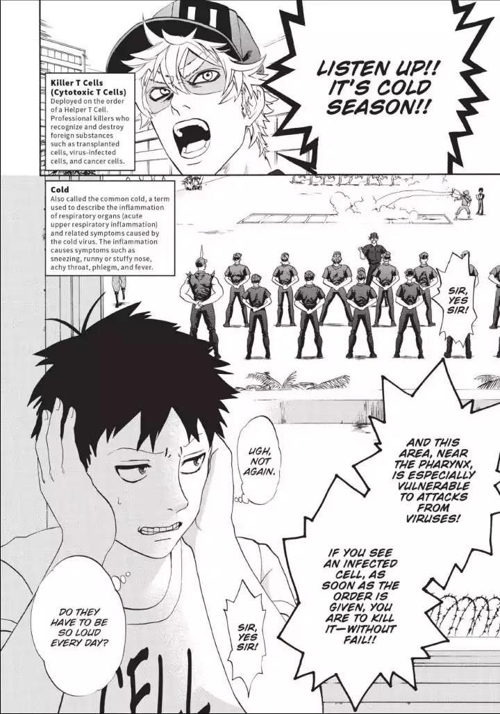 Hataraku Saibou Chapter 11 page 2 - Chapter 11: The Common Cold