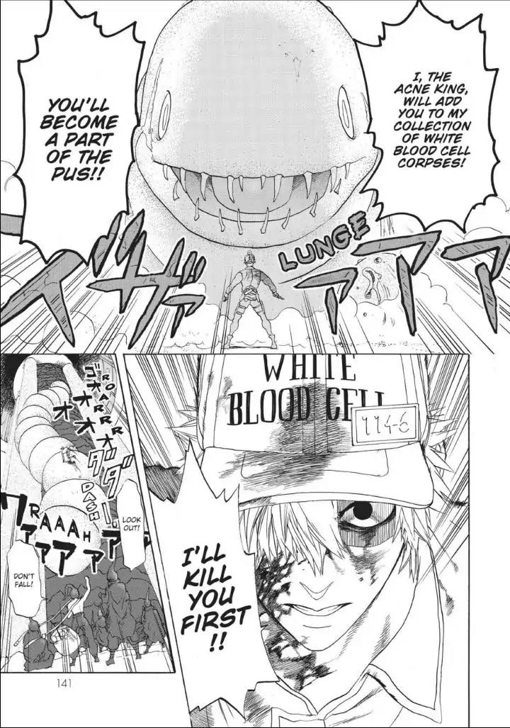 Hataraku Saibou Chapter 14 page 13 - Chapter 14: Pimple