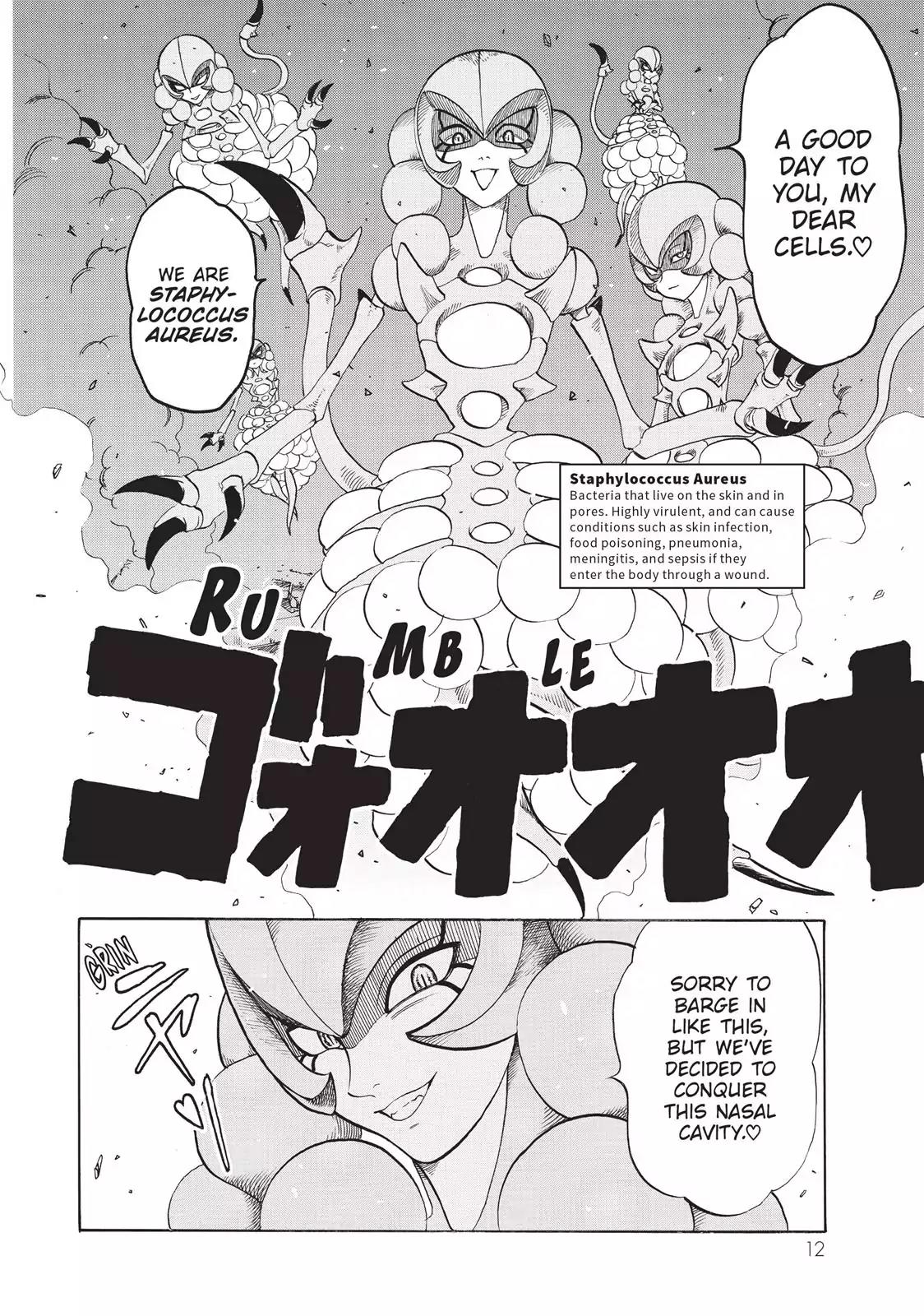 Hataraku Saibou Chapter 15 page 11 - Chapter 15: Staphylococcus Ảureus