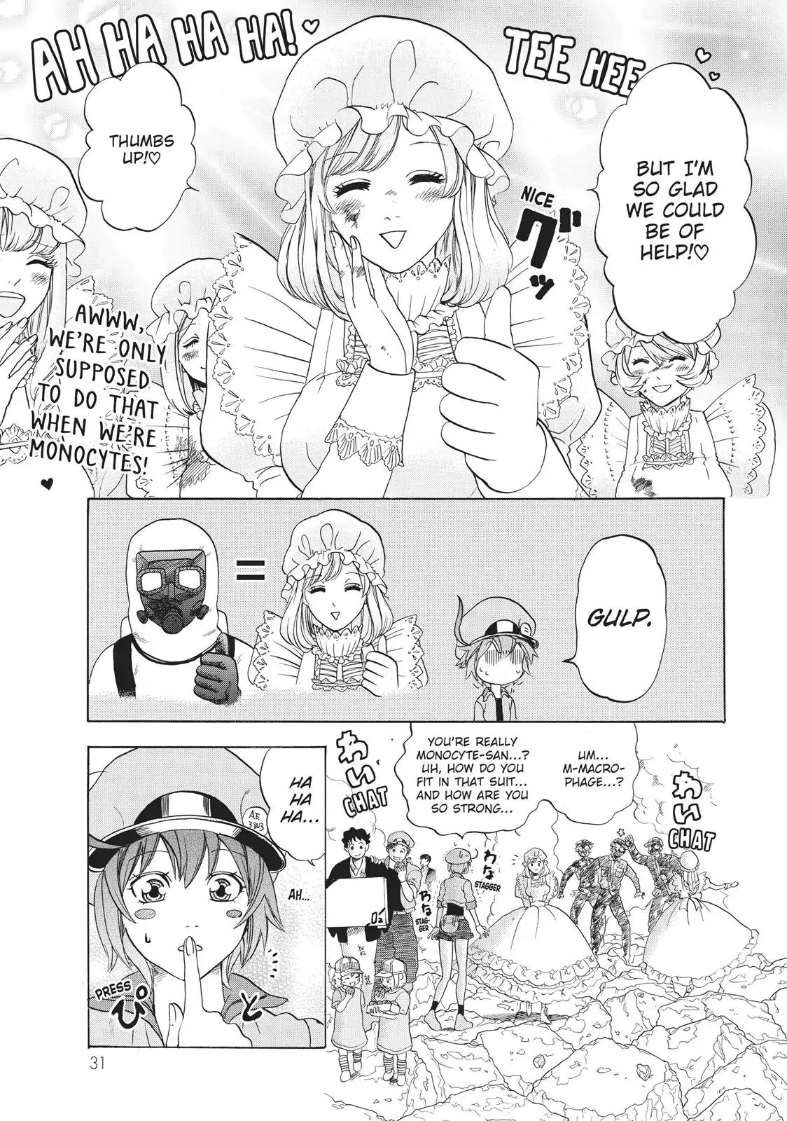 Hataraku Saibou Chapter 15 page 28 - Chapter 15: Staphylococcus Ảureus
