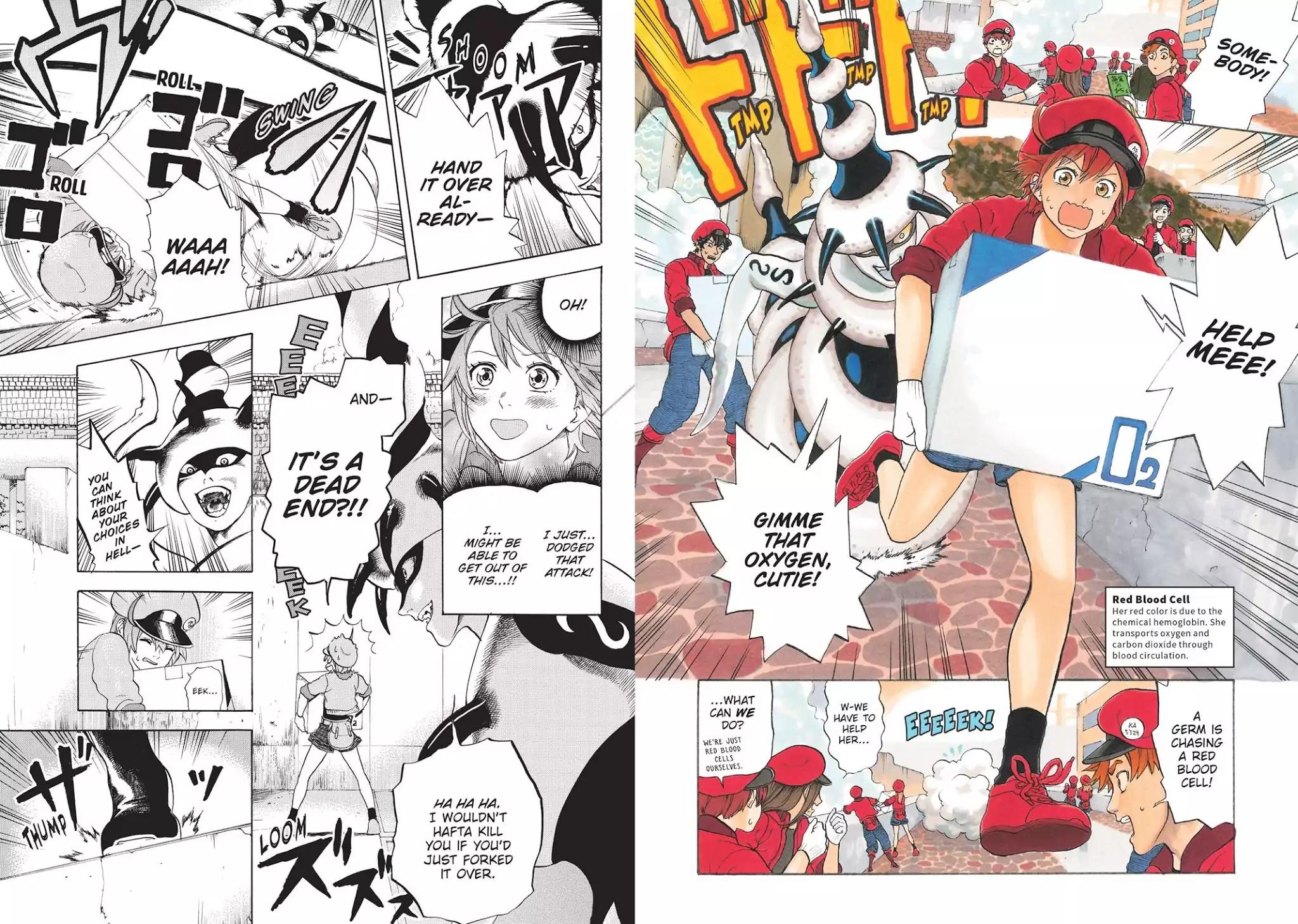 Hataraku Saibou Chapter 15 page 4 - Chapter 15: Staphylococcus Ảureus