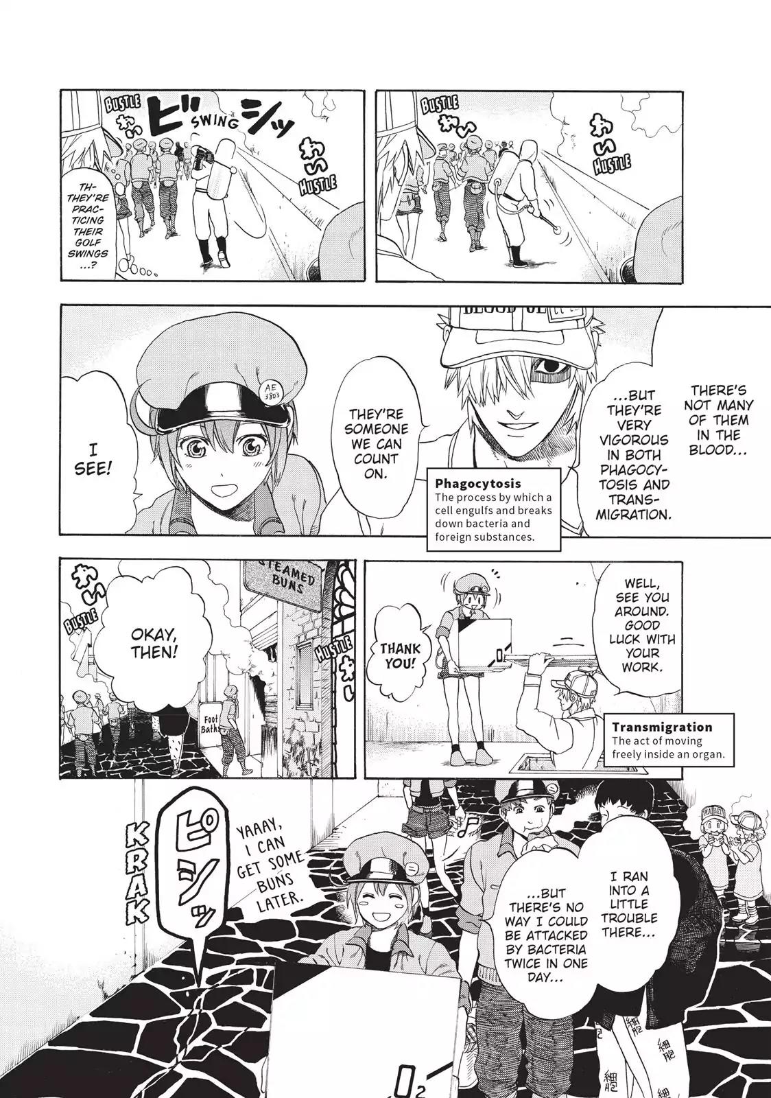 Hataraku Saibou Chapter 15 page 9 - Chapter 15: Staphylococcus Ảureus