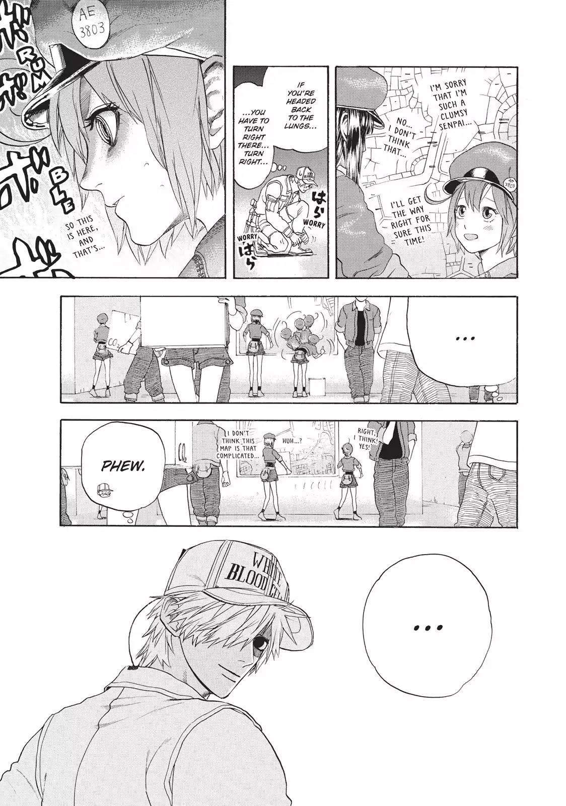 Hataraku Saibou Chapter 17 page 13 - Chapter 17: Hypovolemic Shock (Part I)