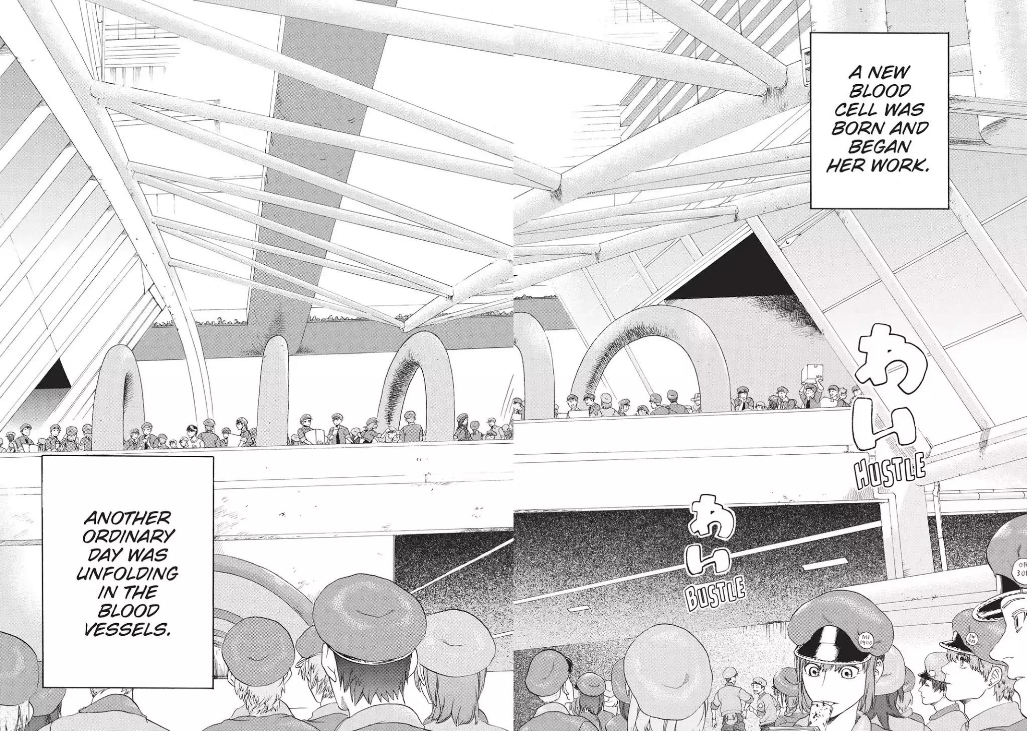 Hataraku Saibou Chapter 17 page 14 - Chapter 17: Hypovolemic Shock (Part I)
