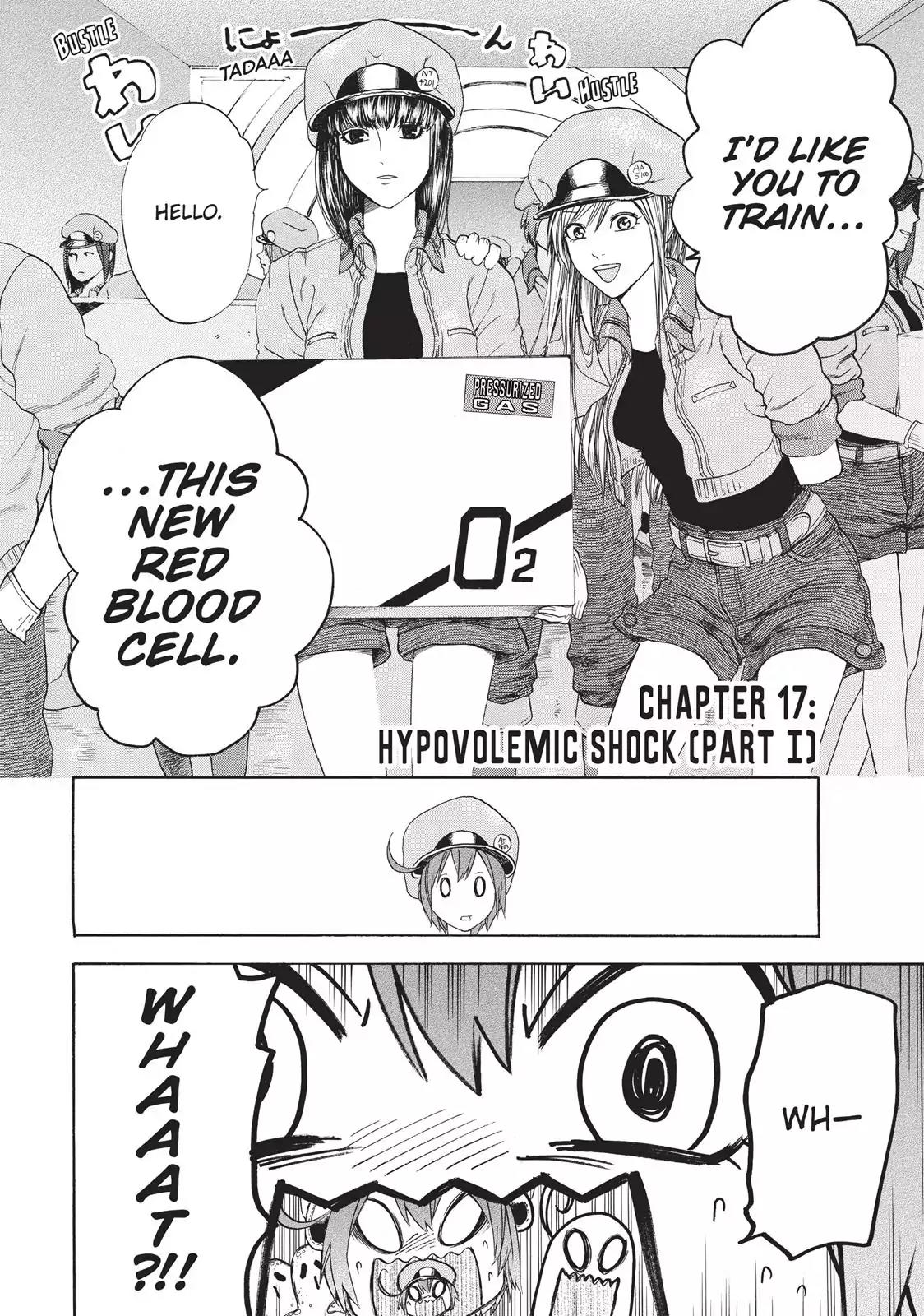 Hataraku Saibou Chapter 17 page 2 - Chapter 17: Hypovolemic Shock (Part I)