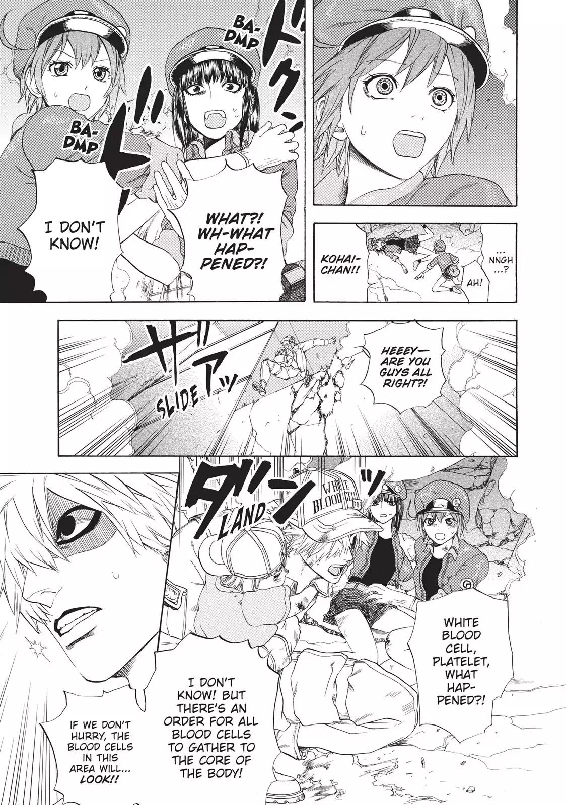 Hataraku Saibou Chapter 17 page 20 - Chapter 17: Hypovolemic Shock (Part I)
