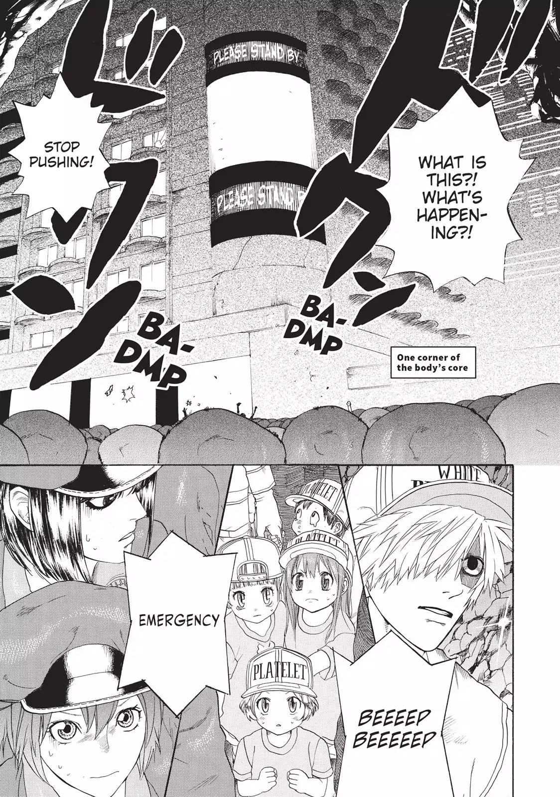 Hataraku Saibou Chapter 17 page 22 - Chapter 17: Hypovolemic Shock (Part I)