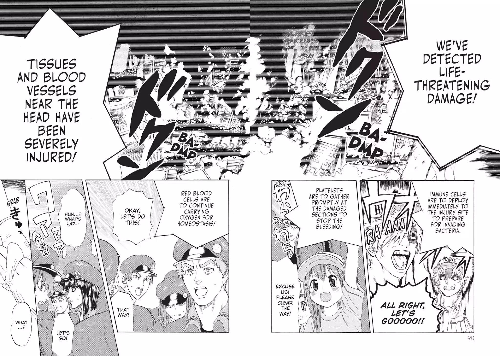Hataraku Saibou Chapter 17 page 23 - Chapter 17: Hypovolemic Shock (Part I)