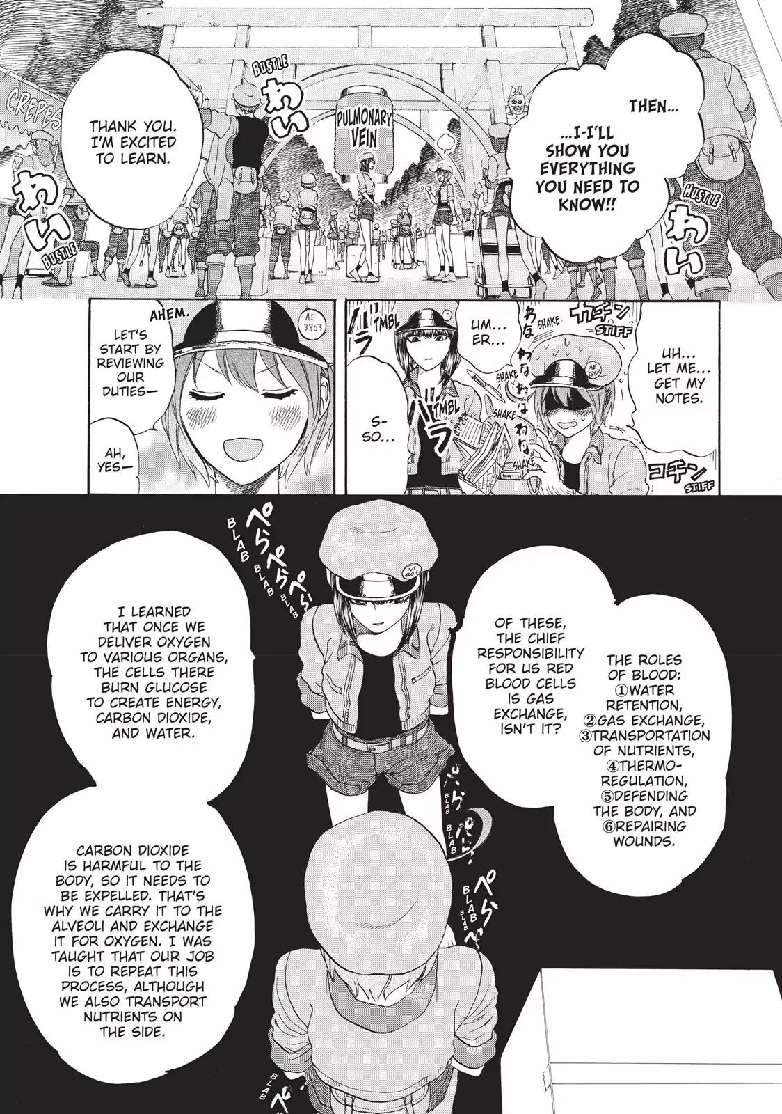 Hataraku Saibou Chapter 17 page 5 - Chapter 17: Hypovolemic Shock (Part I)