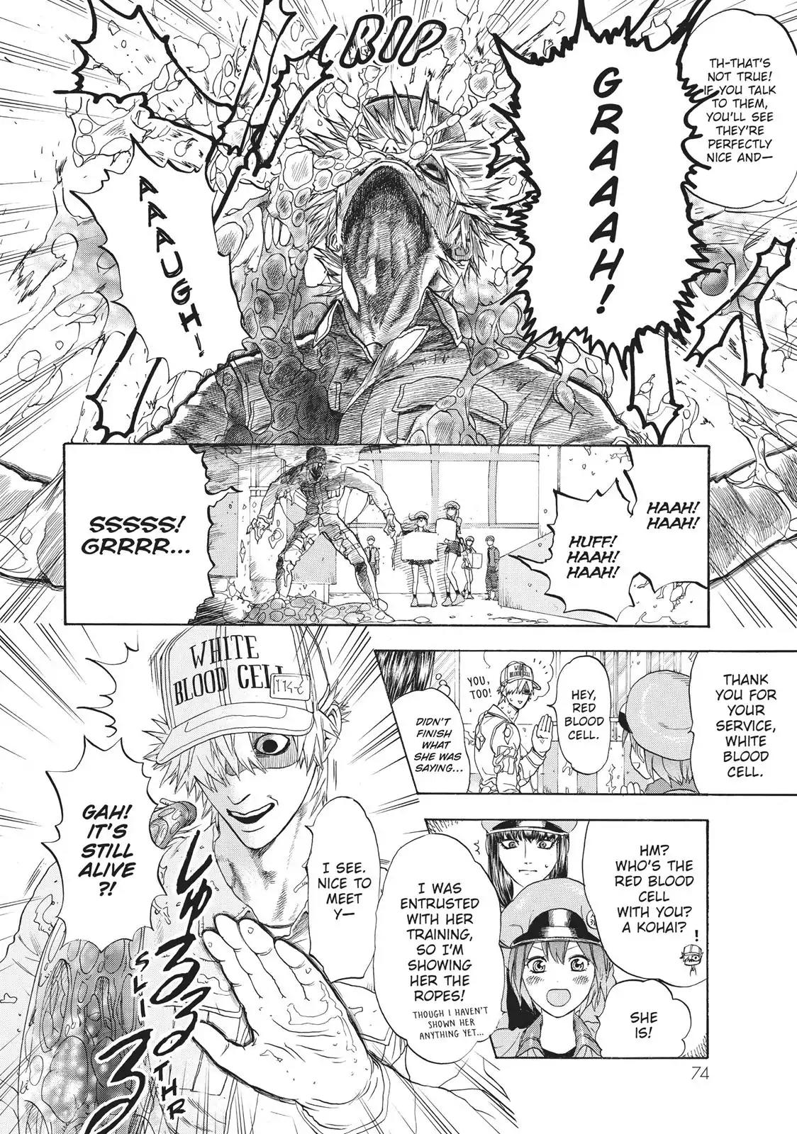 Hataraku Saibou Chapter 17 page 8 - Chapter 17: Hypovolemic Shock (Part I)