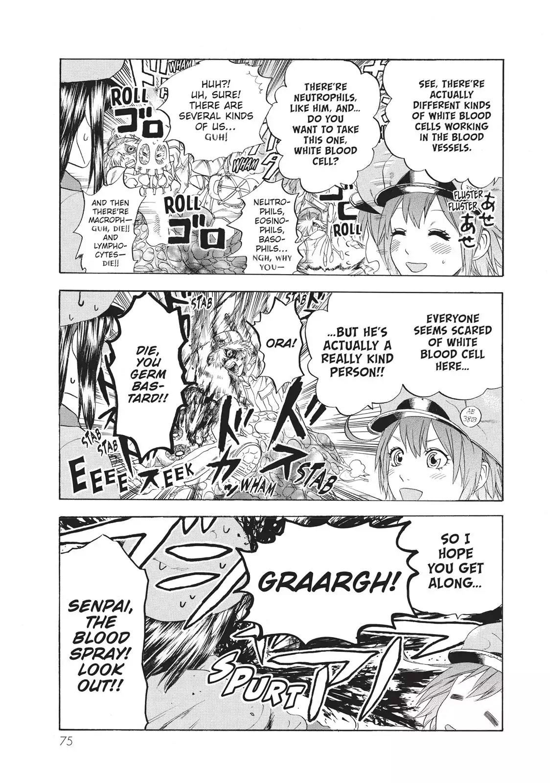 Hataraku Saibou Chapter 17 page 9 - Chapter 17: Hypovolemic Shock (Part I)
