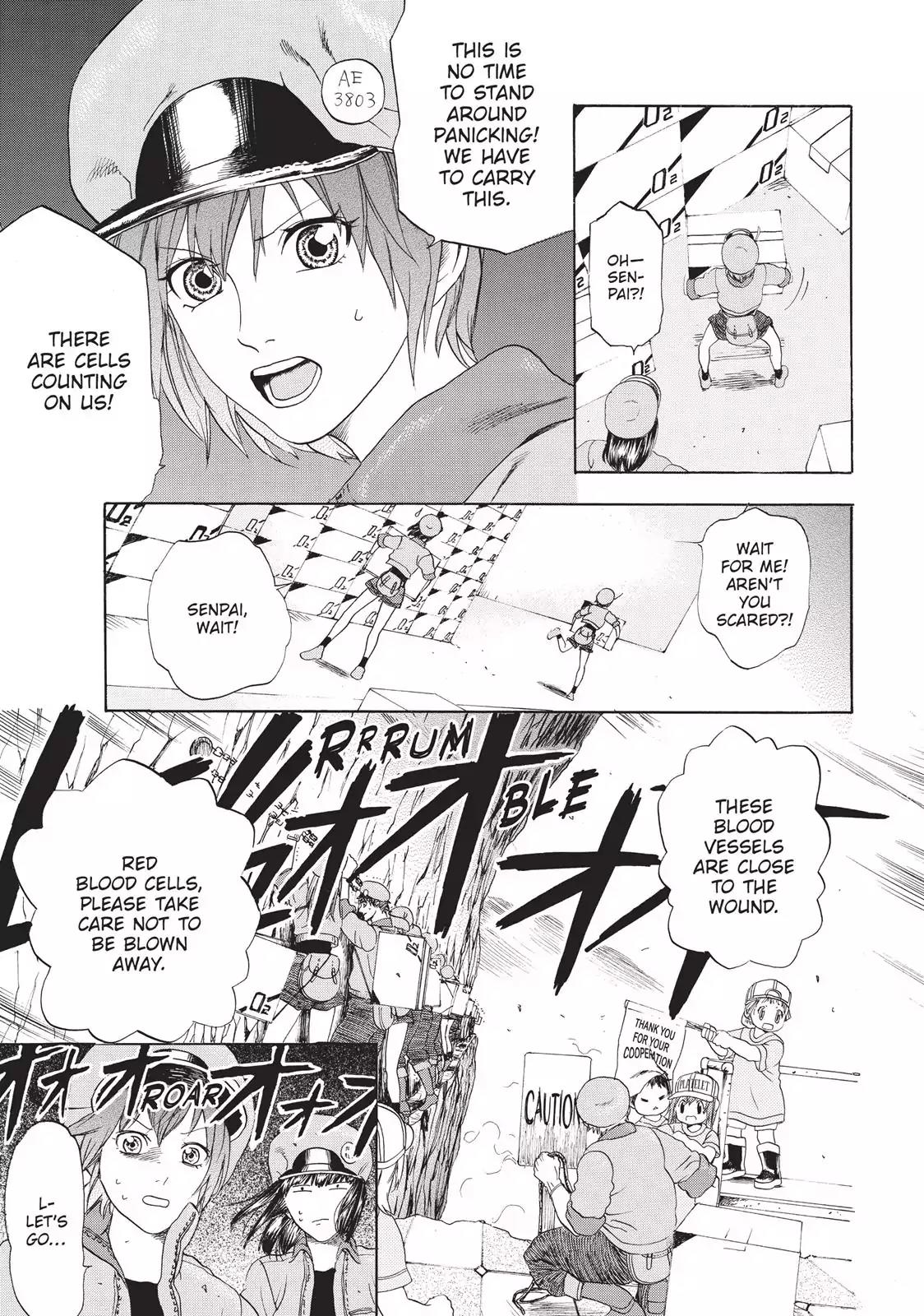 Hataraku Saibou Chapter 18 page 6 - Chapter 18: Hypovolemic Shock (Part II)