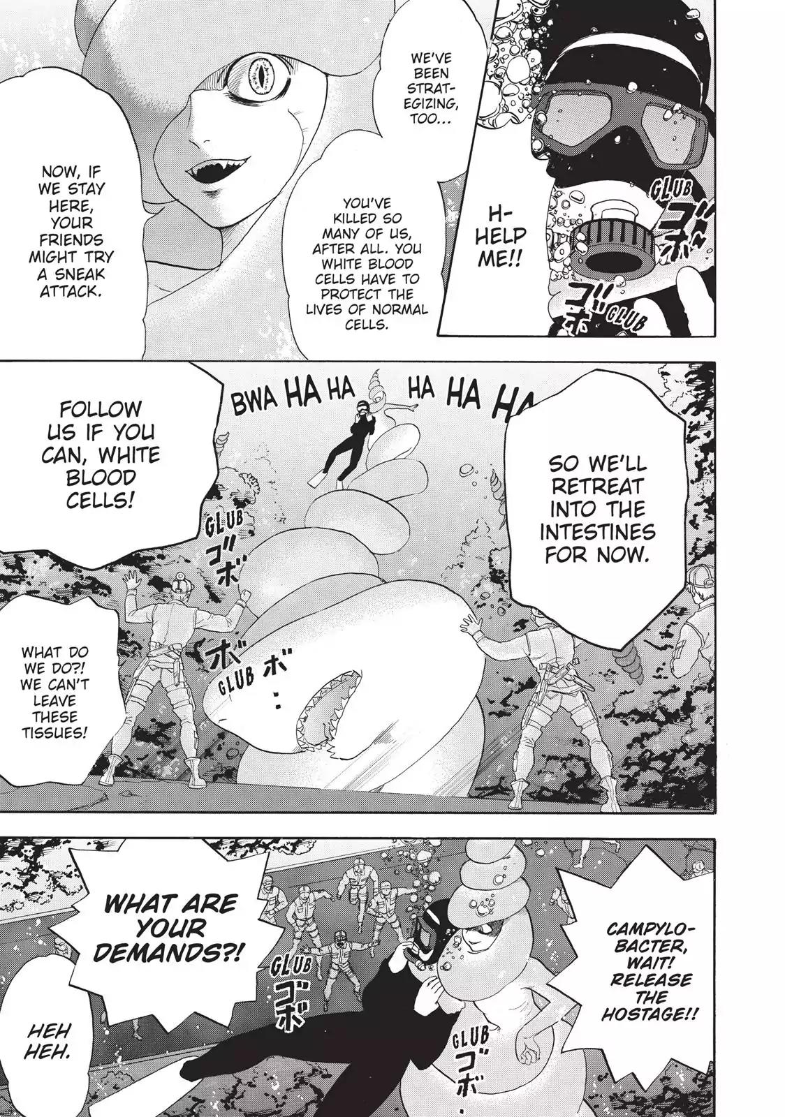 Hataraku Saibou Chapter 19 page 9 - Chapter 19: Peyer's Patch