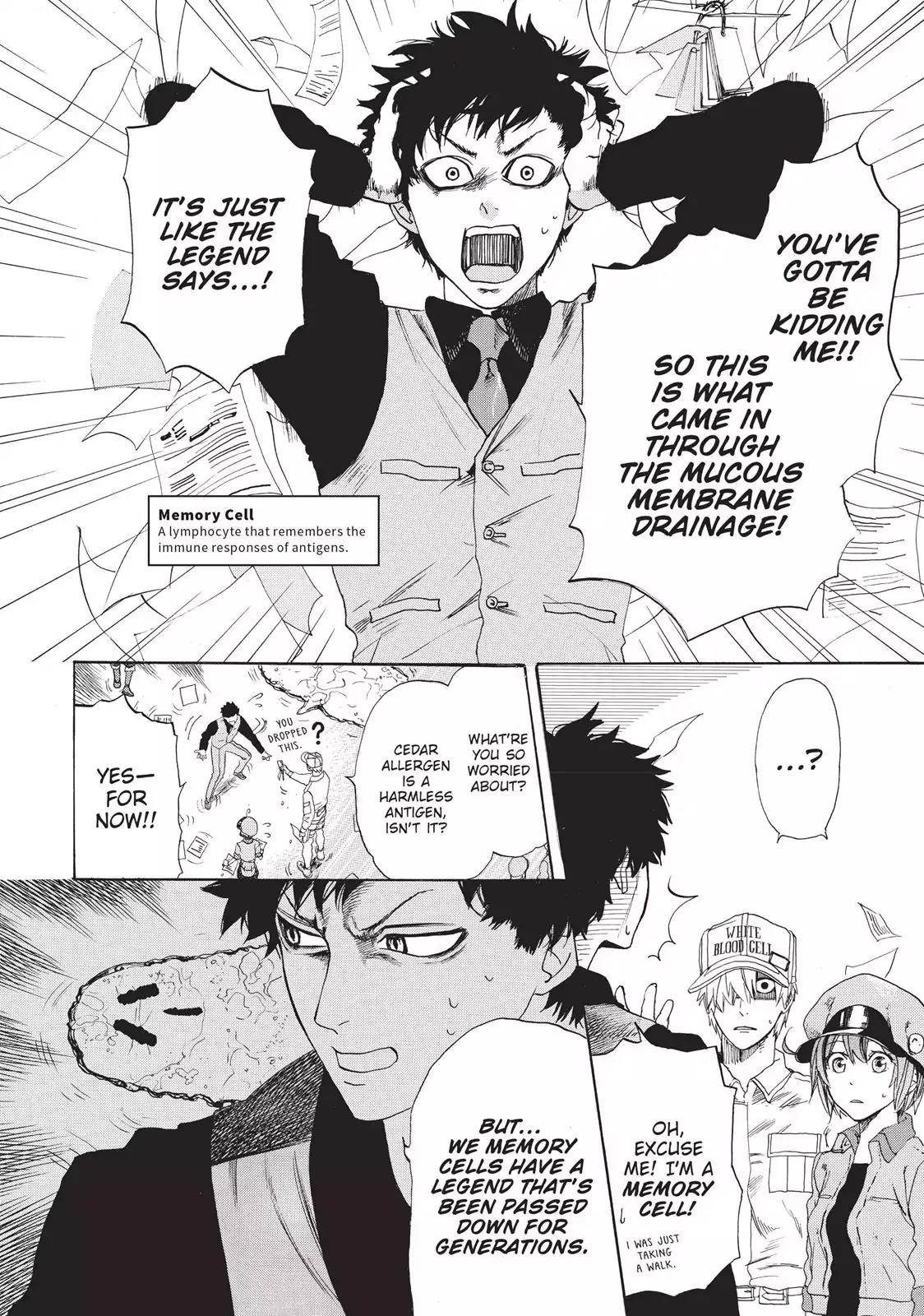 Hataraku Saibou Chapter 2 page 10 - Chapter 2: Cedar Pllen Allergy