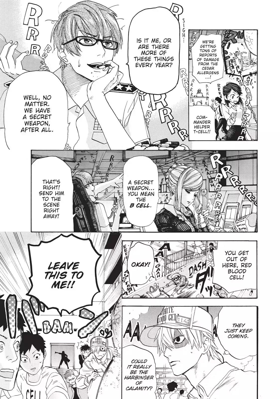 Hataraku Saibou Chapter 2 page 13 - Chapter 2: Cedar Pllen Allergy