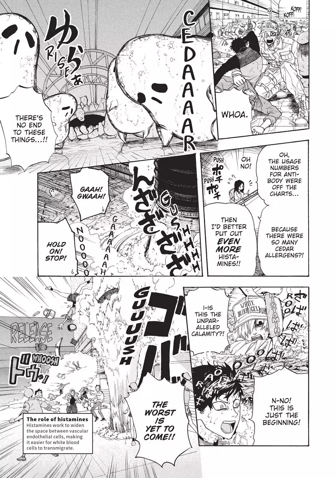 Hataraku Saibou Chapter 2 page 21 - Chapter 2: Cedar Pllen Allergy