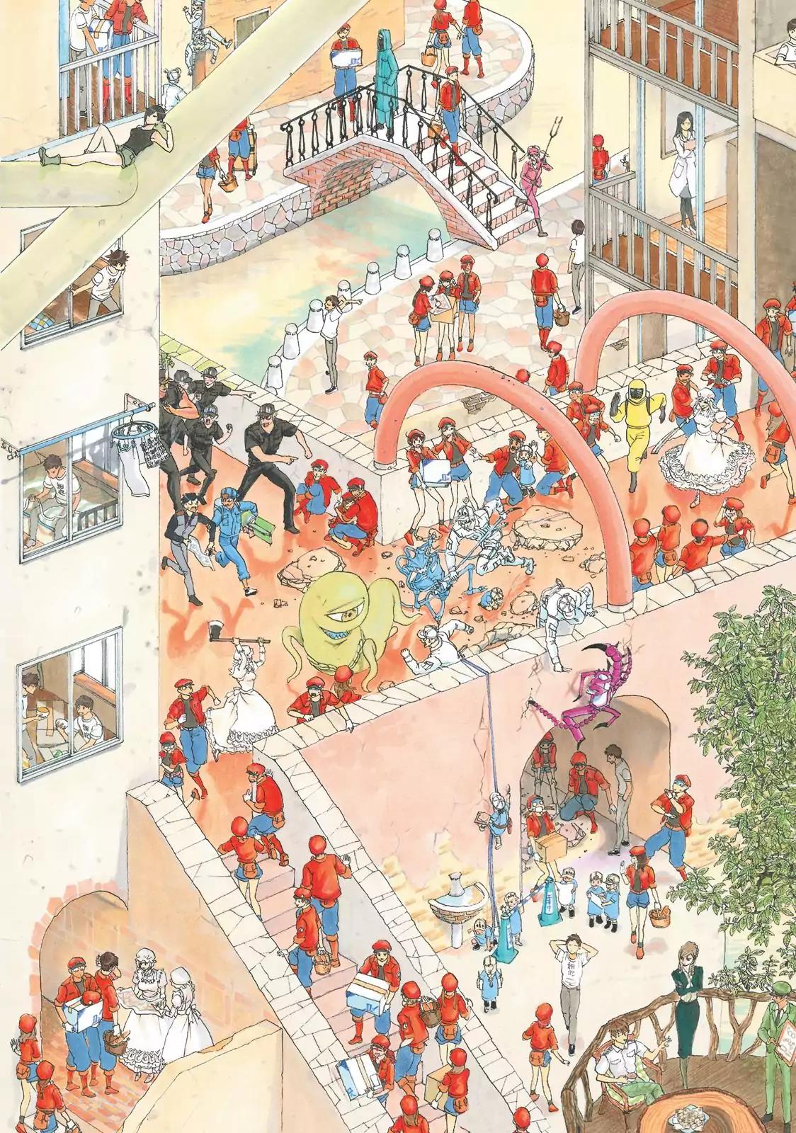 Hataraku Saibou Chapter 20 page 5 - Chapter 20: H. Pylori