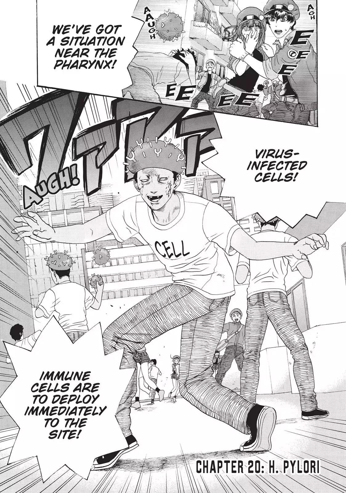 Hataraku Saibou Chapter 20 page 6 - Chapter 20: H. Pylori