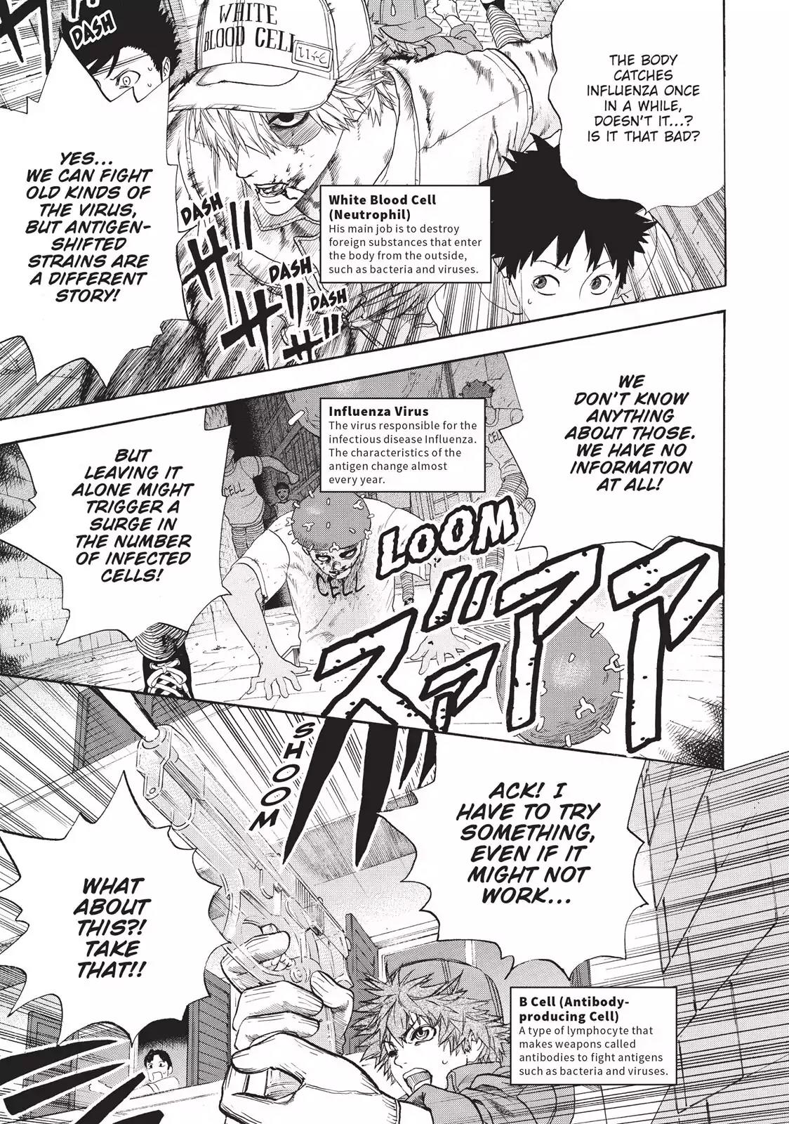 Hataraku Saibou Chapter 22 page 1 - Chapter 22: Cytokines