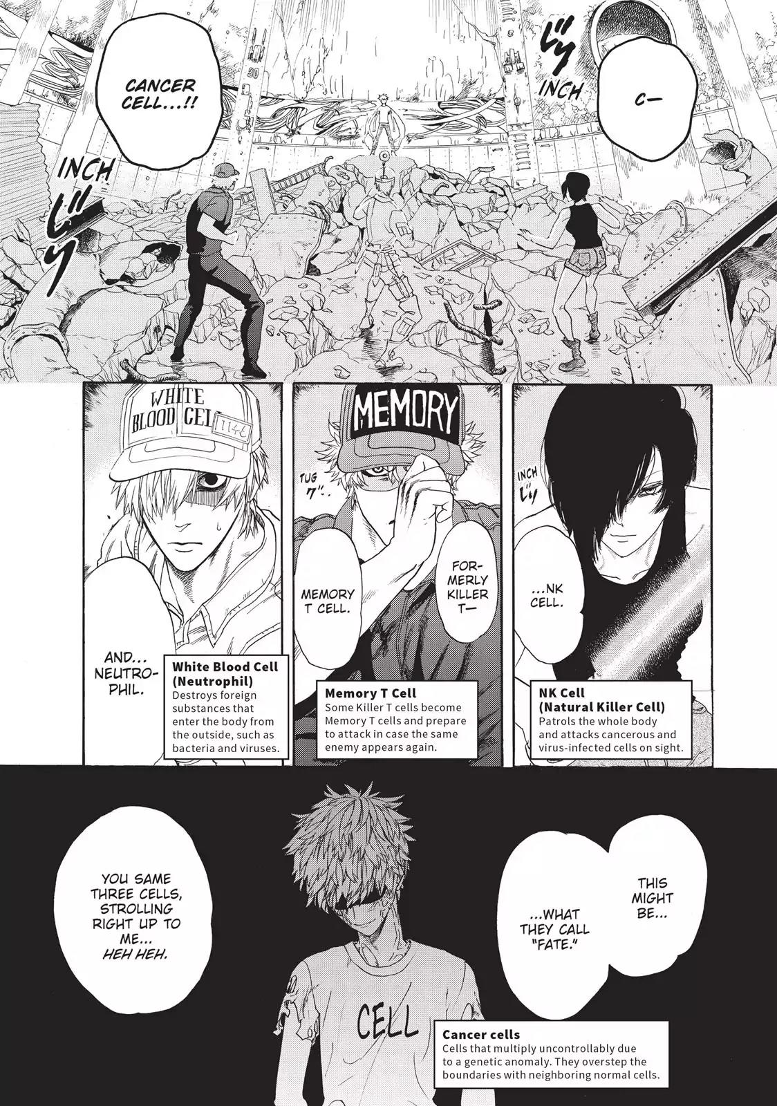 Hataraku Saibou Chapter 24 page 1 - Chapter 24: Cancer Cell II ( Part I)