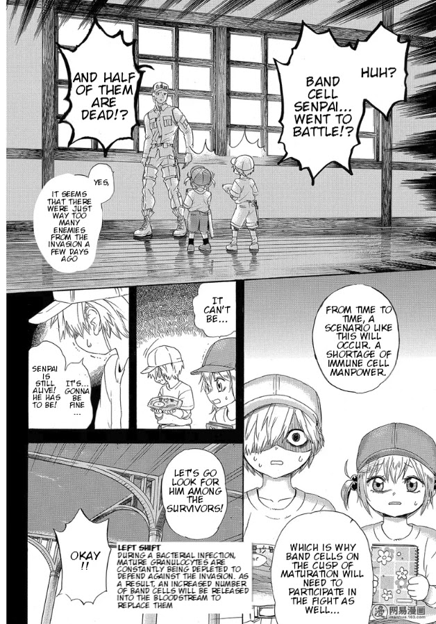 Hataraku Saibou Chapter 27 page 10 - Chapter 27: Left Shift