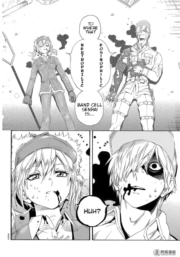 Hataraku Saibou Chapter 27 page 14 - Chapter 27: Left Shift