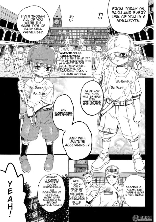Hataraku Saibou Chapter 27 page 3 - Chapter 27: Left Shift