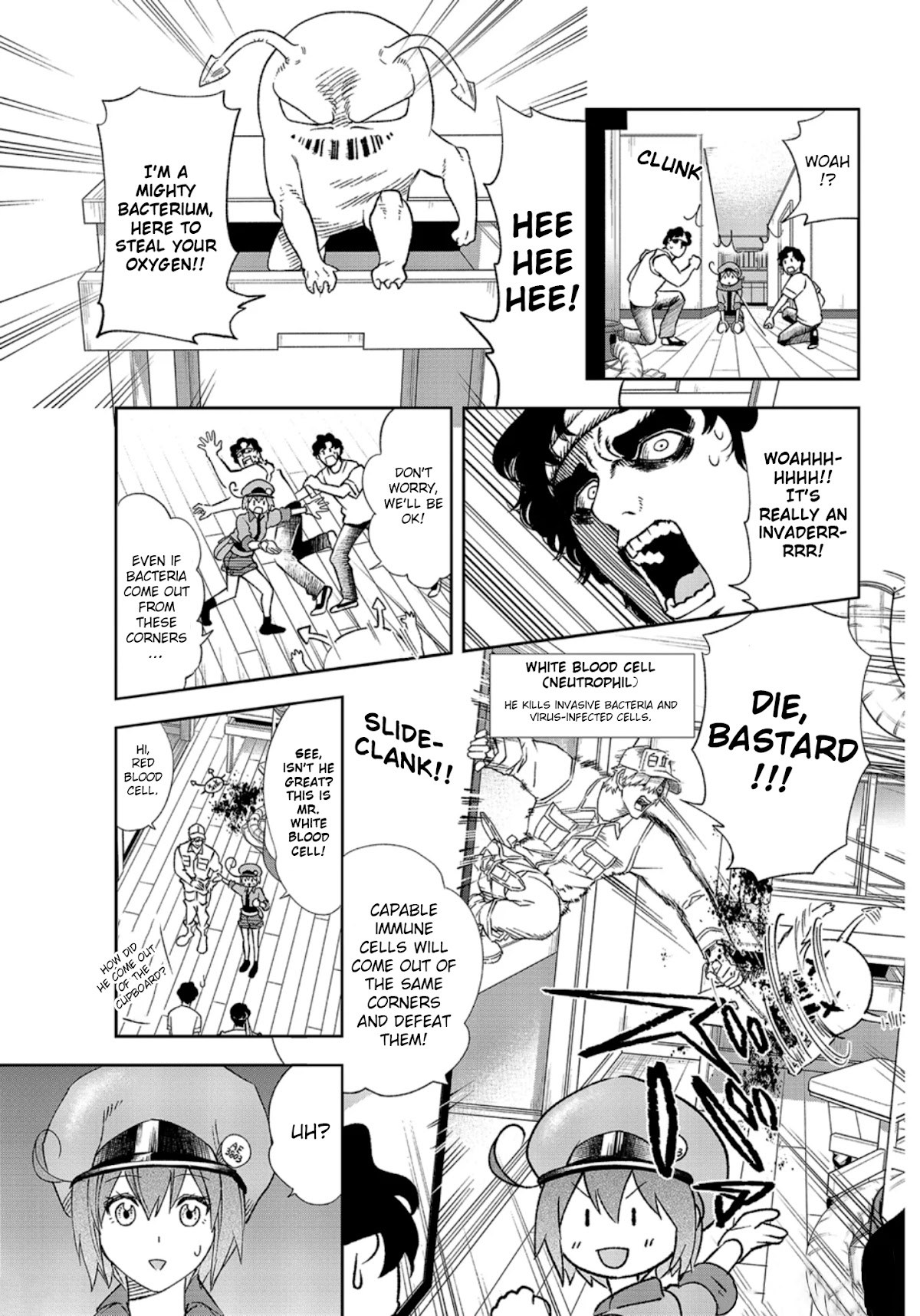 Hataraku Saibou Chapter 29 page 4 - Chapter 29: Novel Coronavirus (Part 1)