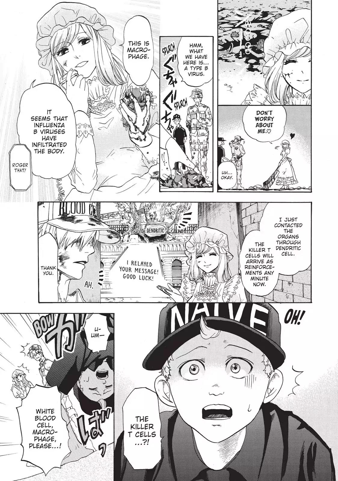 Hataraku Saibou Chapter 3 page 11 - Chapter 3: Influenza