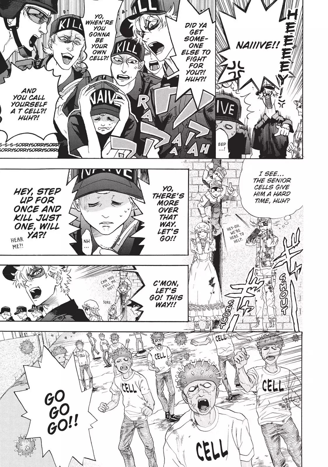 Hataraku Saibou Chapter 3 page 13 - Chapter 3: Influenza