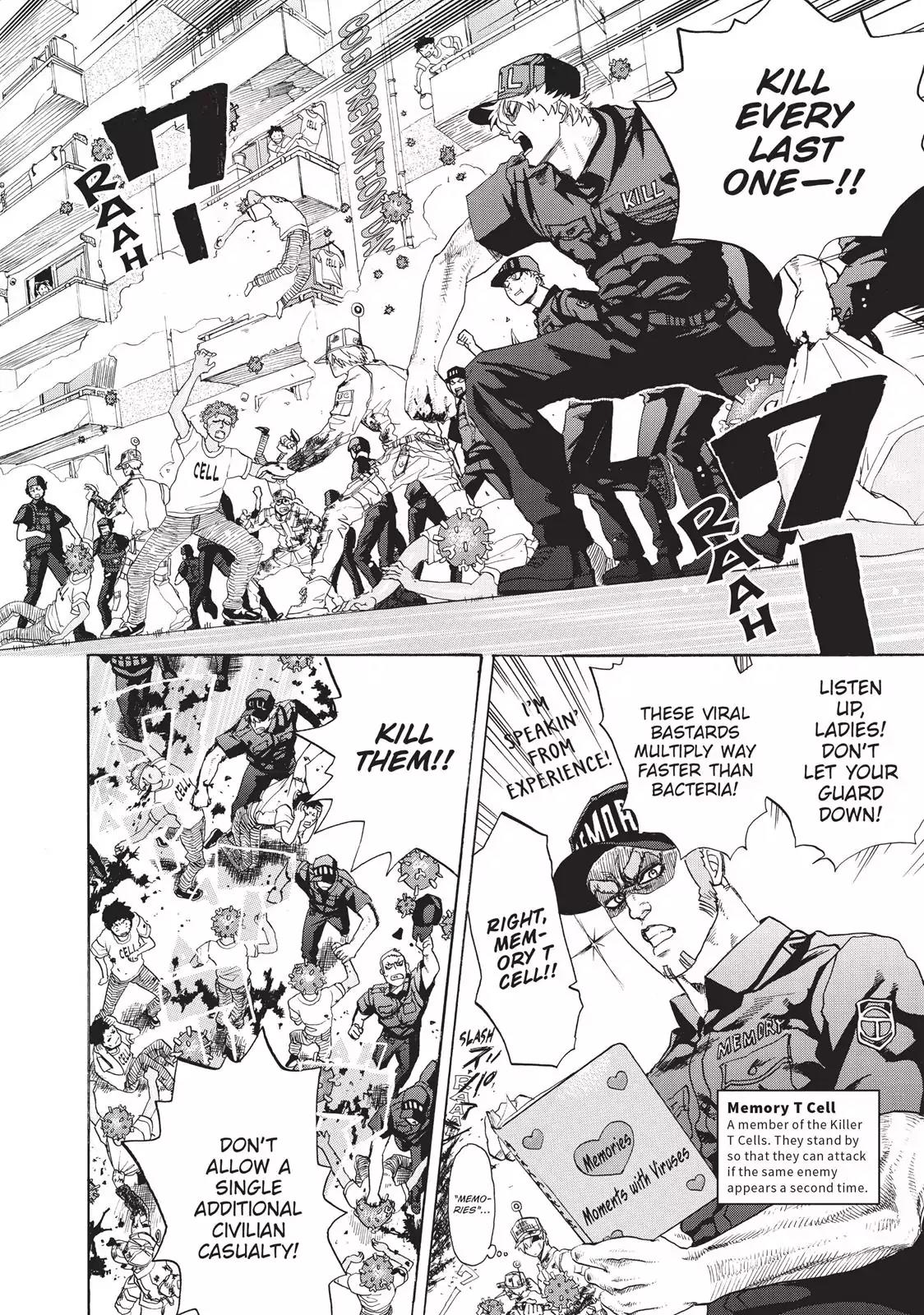 Hataraku Saibou Chapter 3 page 14 - Chapter 3: Influenza