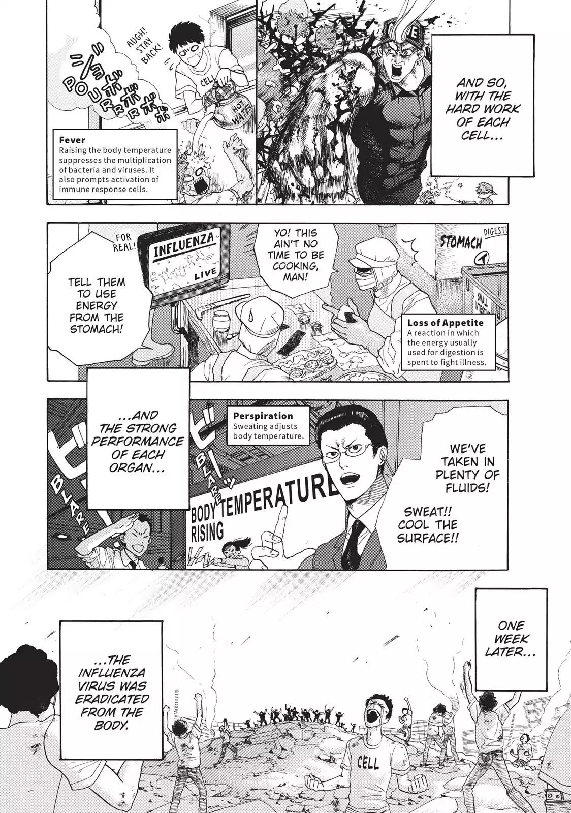 Hataraku Saibou Chapter 3 page 28 - Chapter 3: Influenza