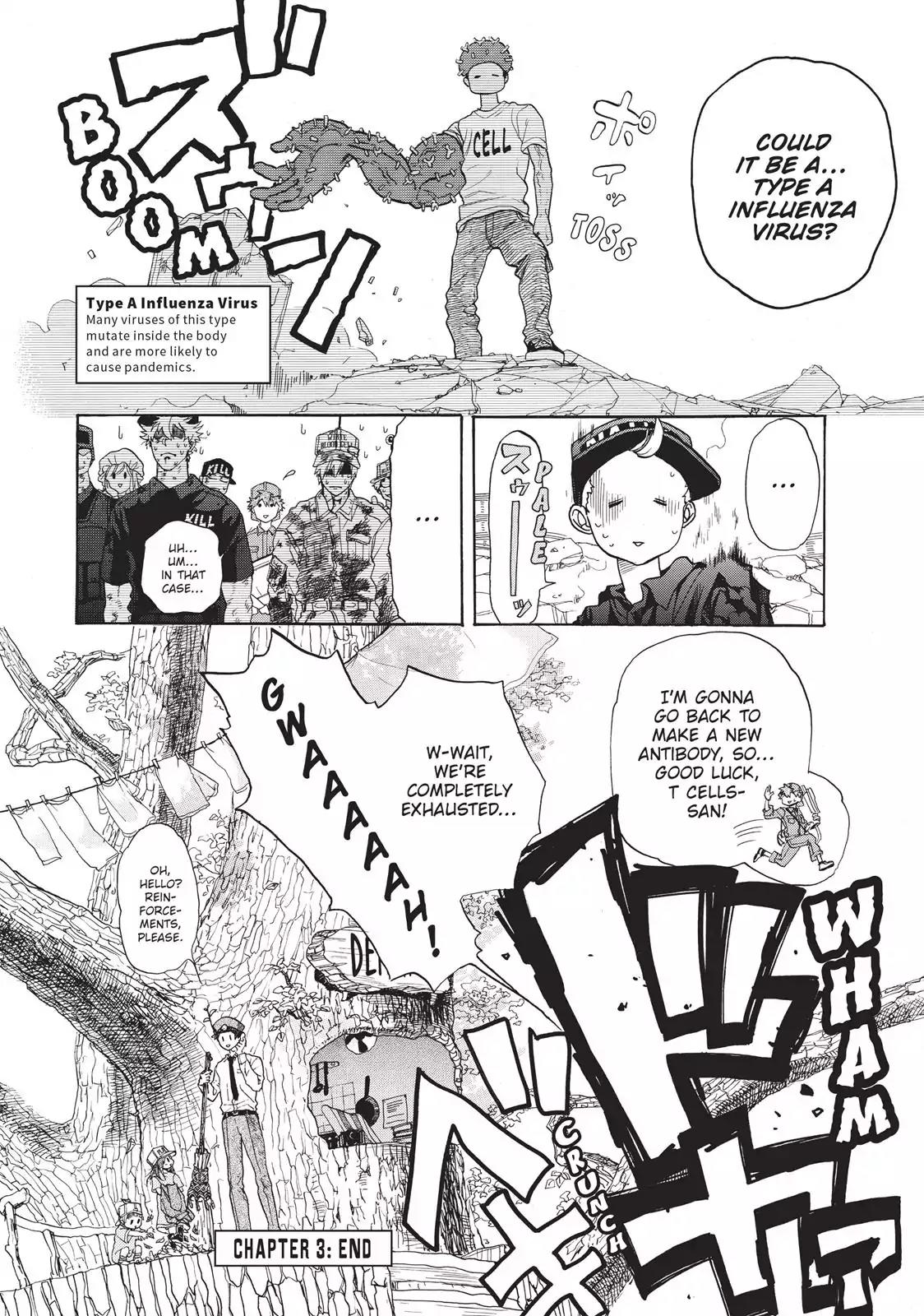 Hataraku Saibou Chapter 3 page 32 - Chapter 3: Influenza
