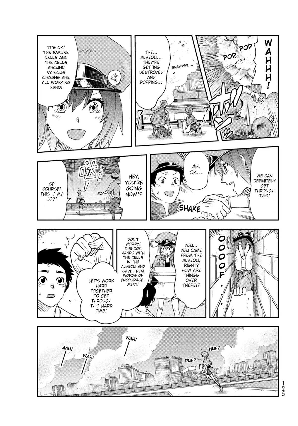 Hataraku Saibou Chapter 30 page 10 - Chapter 30: Novel Coronavirus (Part 2) [END]
