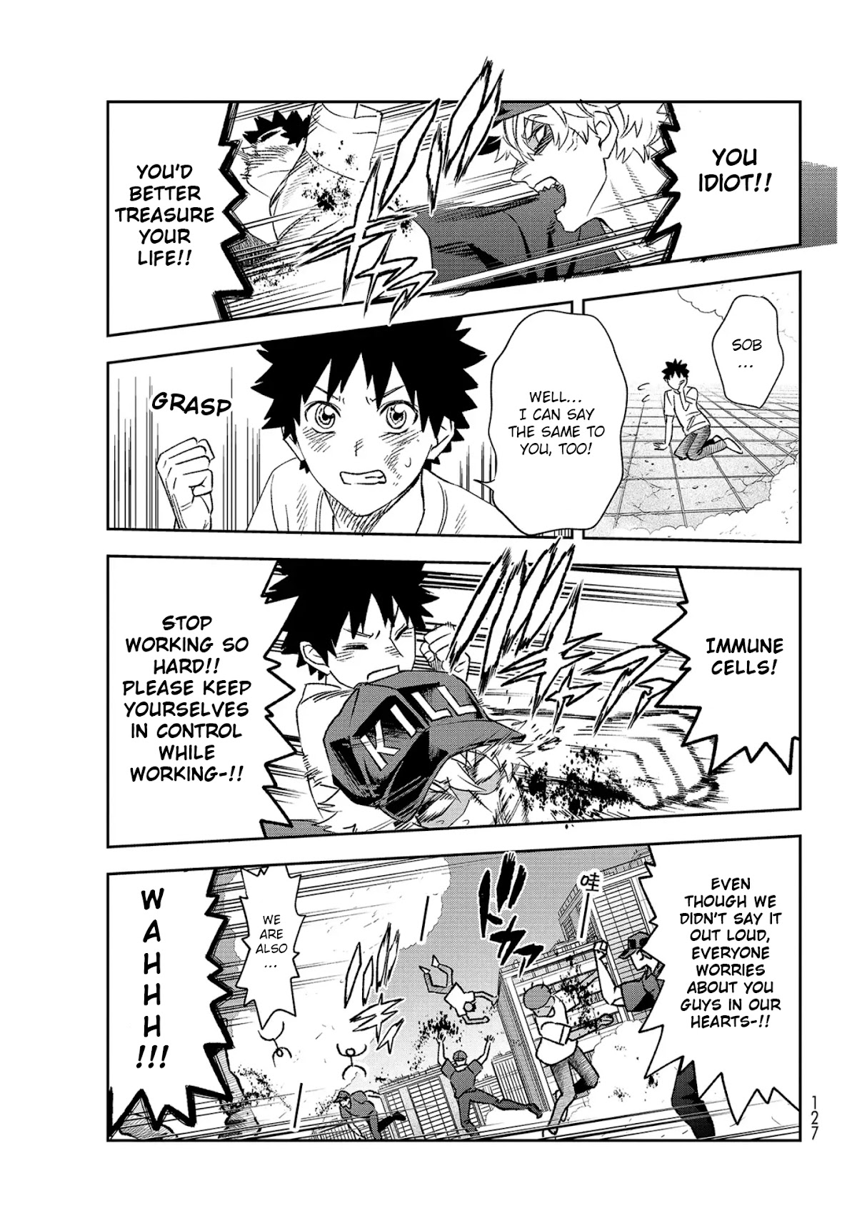 Hataraku Saibou Chapter 30 page 12 - Chapter 30: Novel Coronavirus (Part 2) [END]