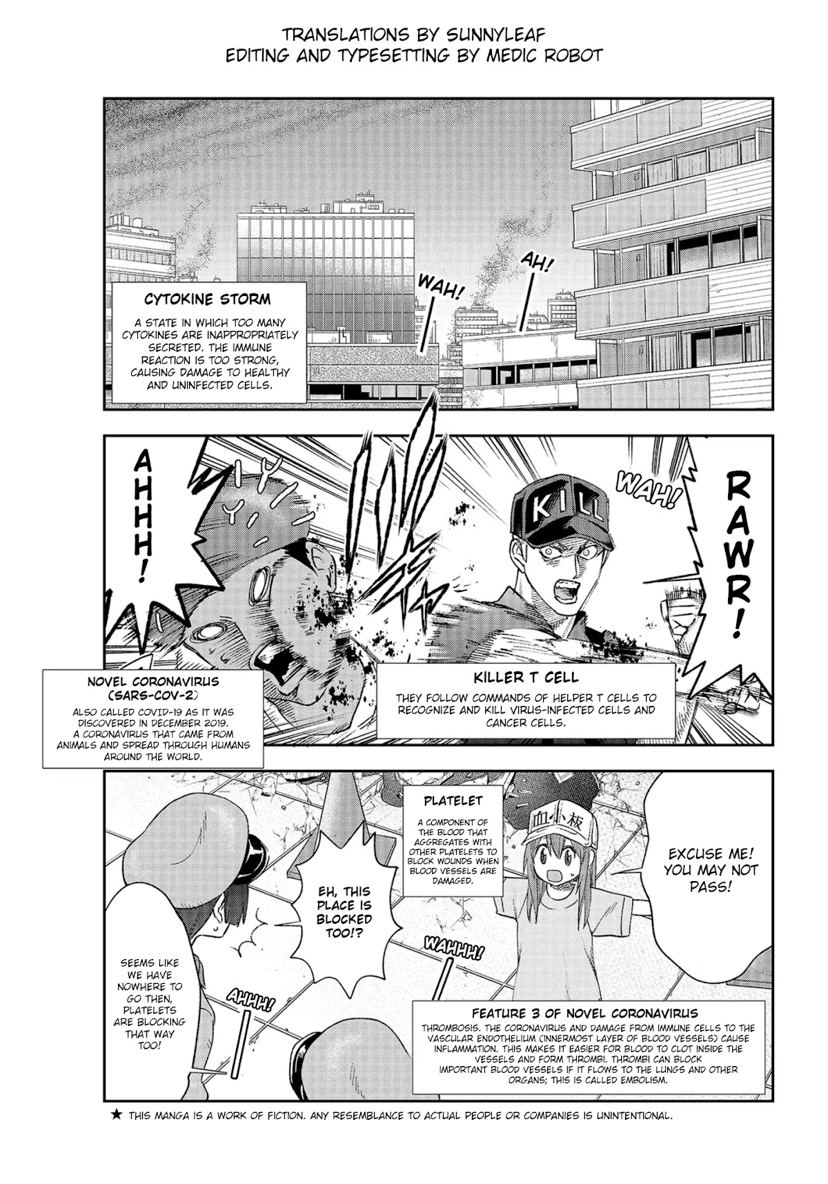 Hataraku Saibou Chapter 30 page 2 - Chapter 30: Novel Coronavirus (Part 2) [END]