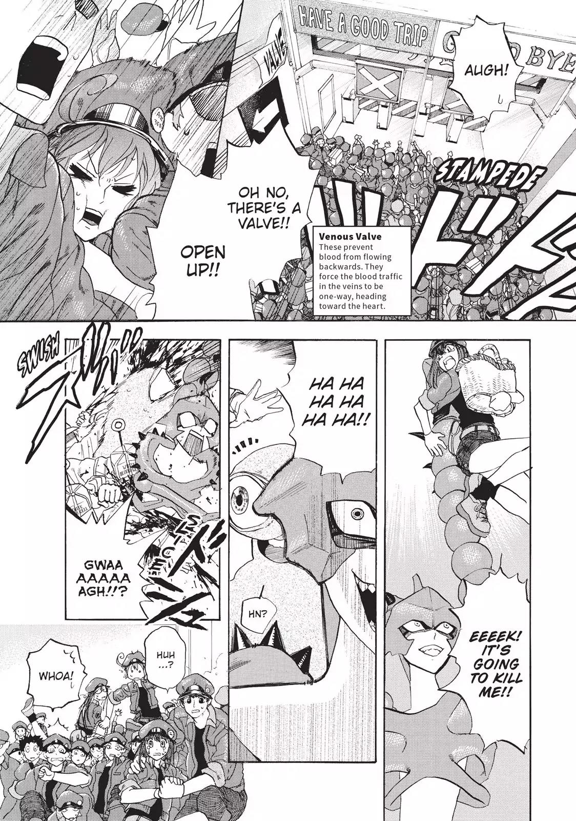 Hataraku Saibou Chapter 4 page 15 - Chapter 4: Scrape Wound