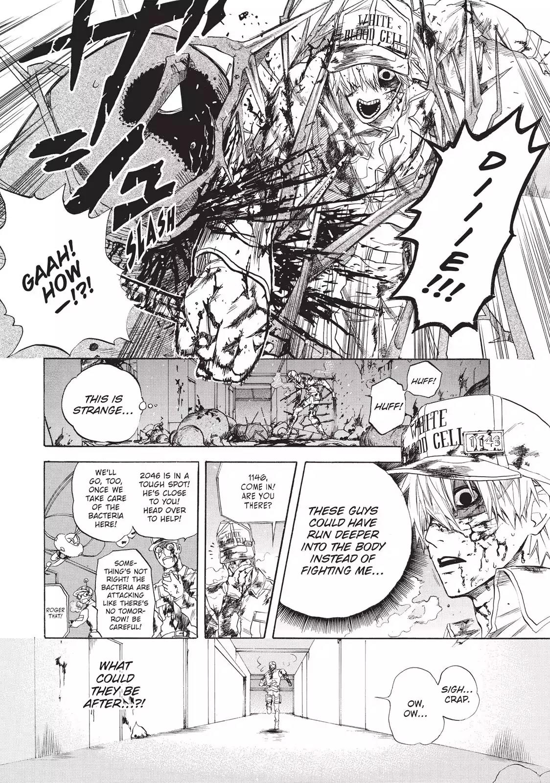 Hataraku Saibou Chapter 4 page 18 - Chapter 4: Scrape Wound