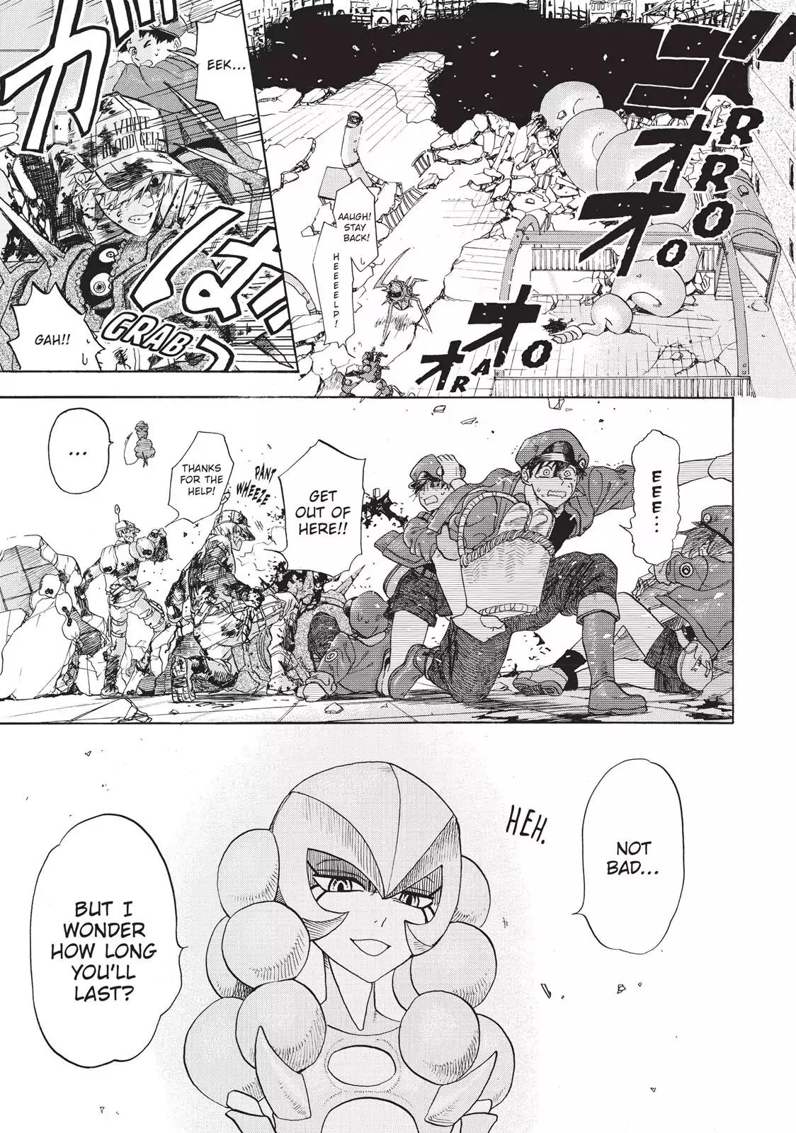 Hataraku Saibou Chapter 4 page 19 - Chapter 4: Scrape Wound