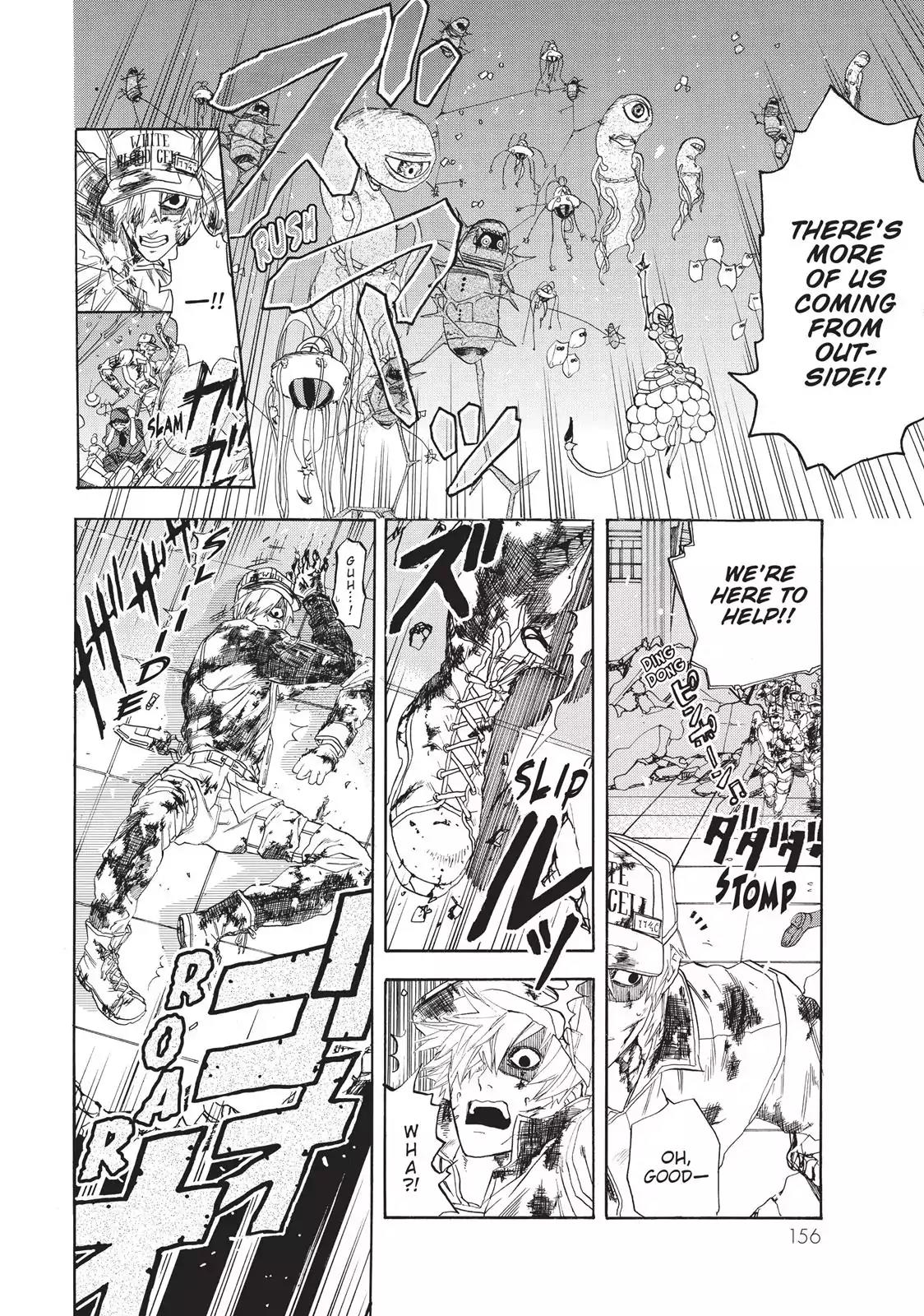 Hataraku Saibou Chapter 4 page 20 - Chapter 4: Scrape Wound