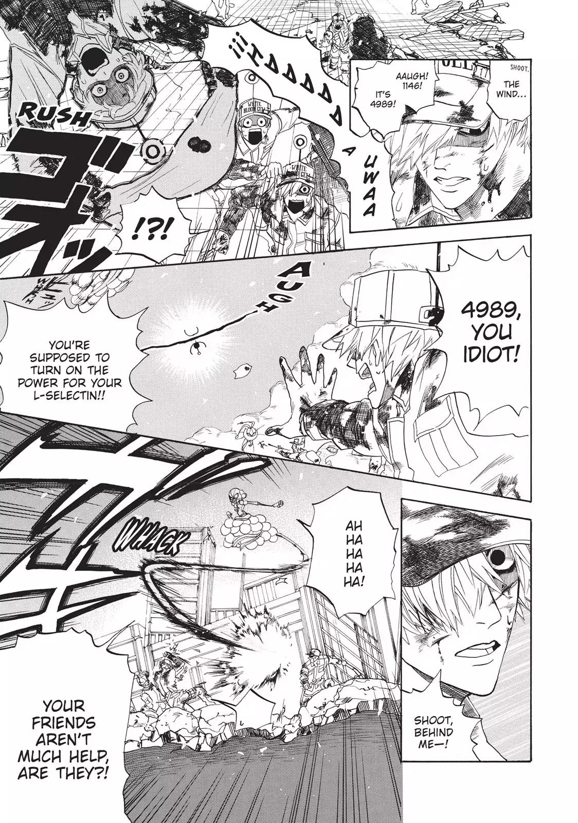 Hataraku Saibou Chapter 4 page 21 - Chapter 4: Scrape Wound