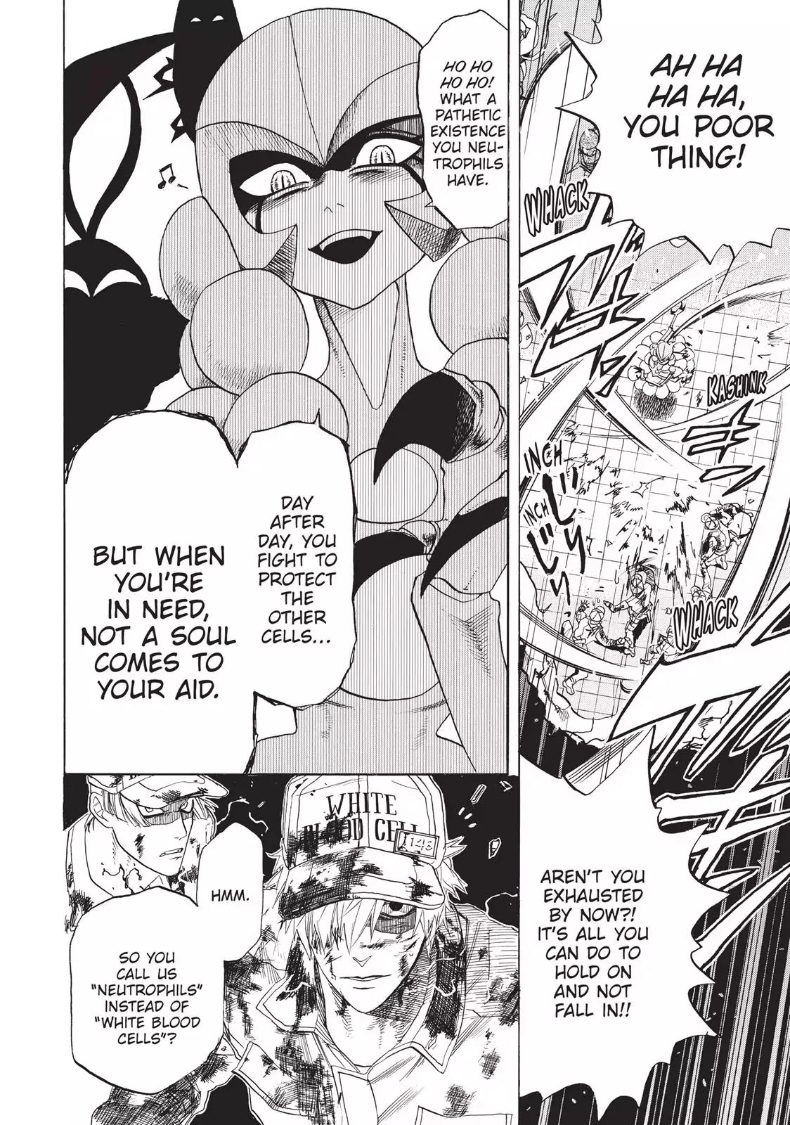 Hataraku Saibou Chapter 4 page 22 - Chapter 4: Scrape Wound