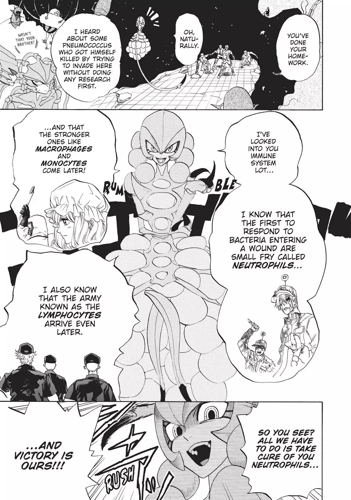 Hataraku Saibou Chapter 4 page 23 - Chapter 4: Scrape Wound
